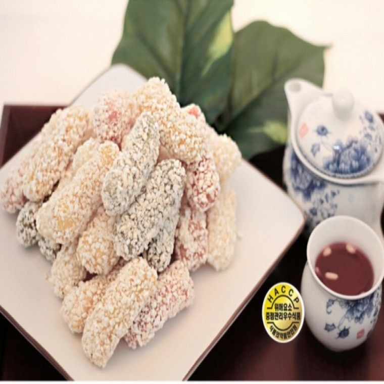 추석 특가 답례품 세트 유과 찹쌀유과 한과세트1kg 박스