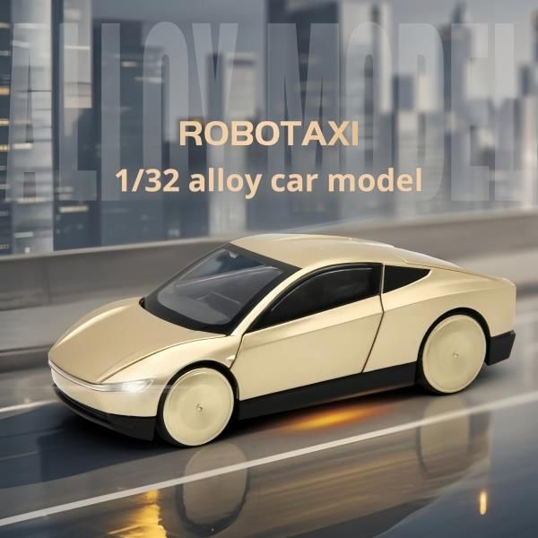 상품상세참조 1:32 Tesla Robotaxi 픽업 합금 자동차 모델 시뮬레이션