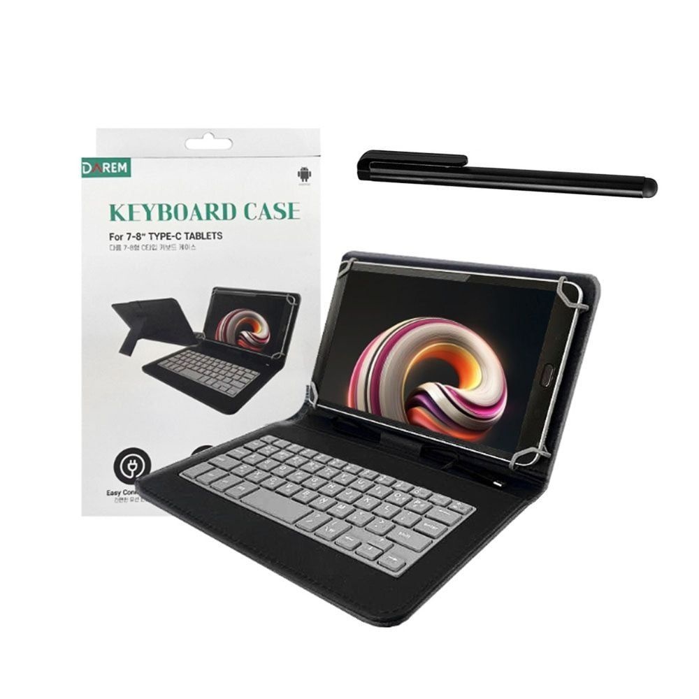 갤럭시탭 A7LITE 연결 A9 휴대용 키보드케이스 핸드폰 C타입 갤탭