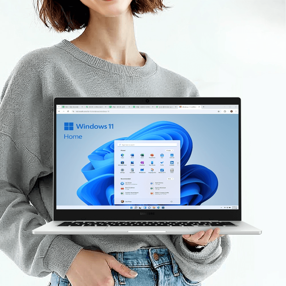삼성 갤럭시북3 Go NT345XPA-K14A LTE 5G 윈도우11 가성비 노트북 실버