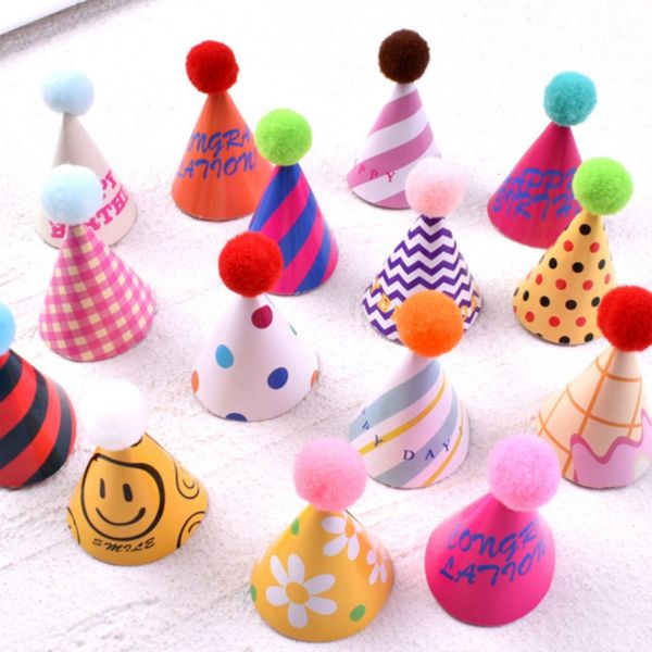 한반도 데코용 미니 꼬깔모자 토퍼 15p 세트(WD75292)