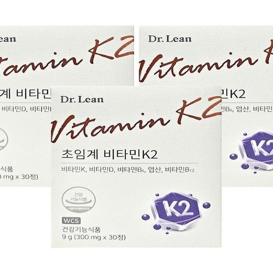 닥터린 초임계 비타민K2 30정 3박스 3개월분(AD)