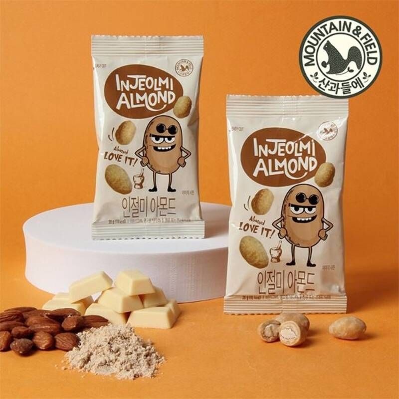 산과들에 꼬소한 인절미아몬드x30봉 인절미 견과류 간식