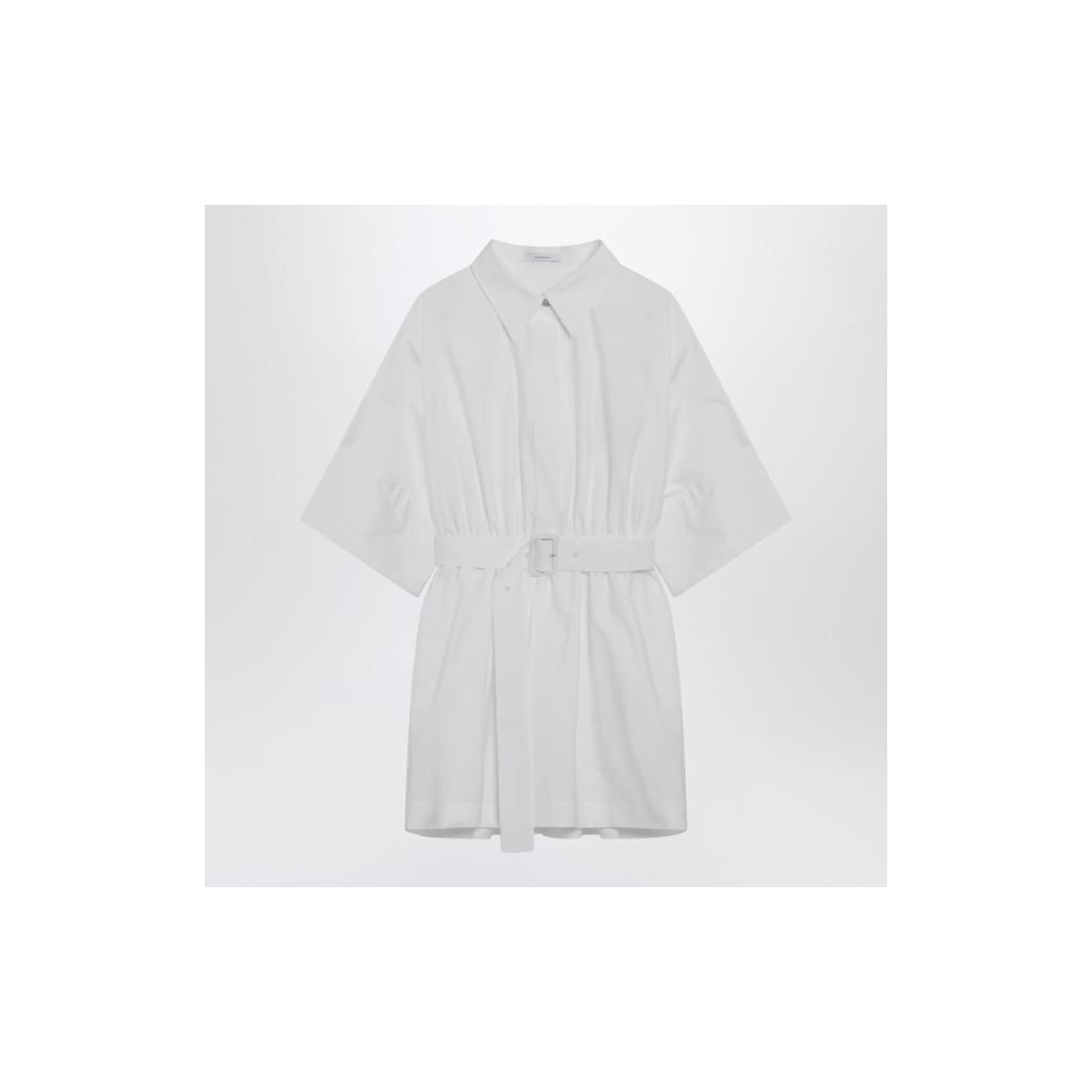 지방시 Mini chemisier dress in white poplin BW22NE1634/XM_GIV-100_108-38 Wh..