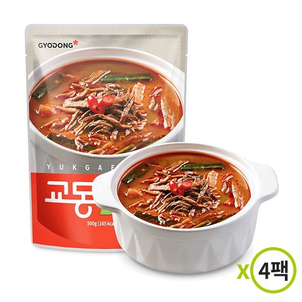 얼큰하고 개운한 육개장 500g4팩