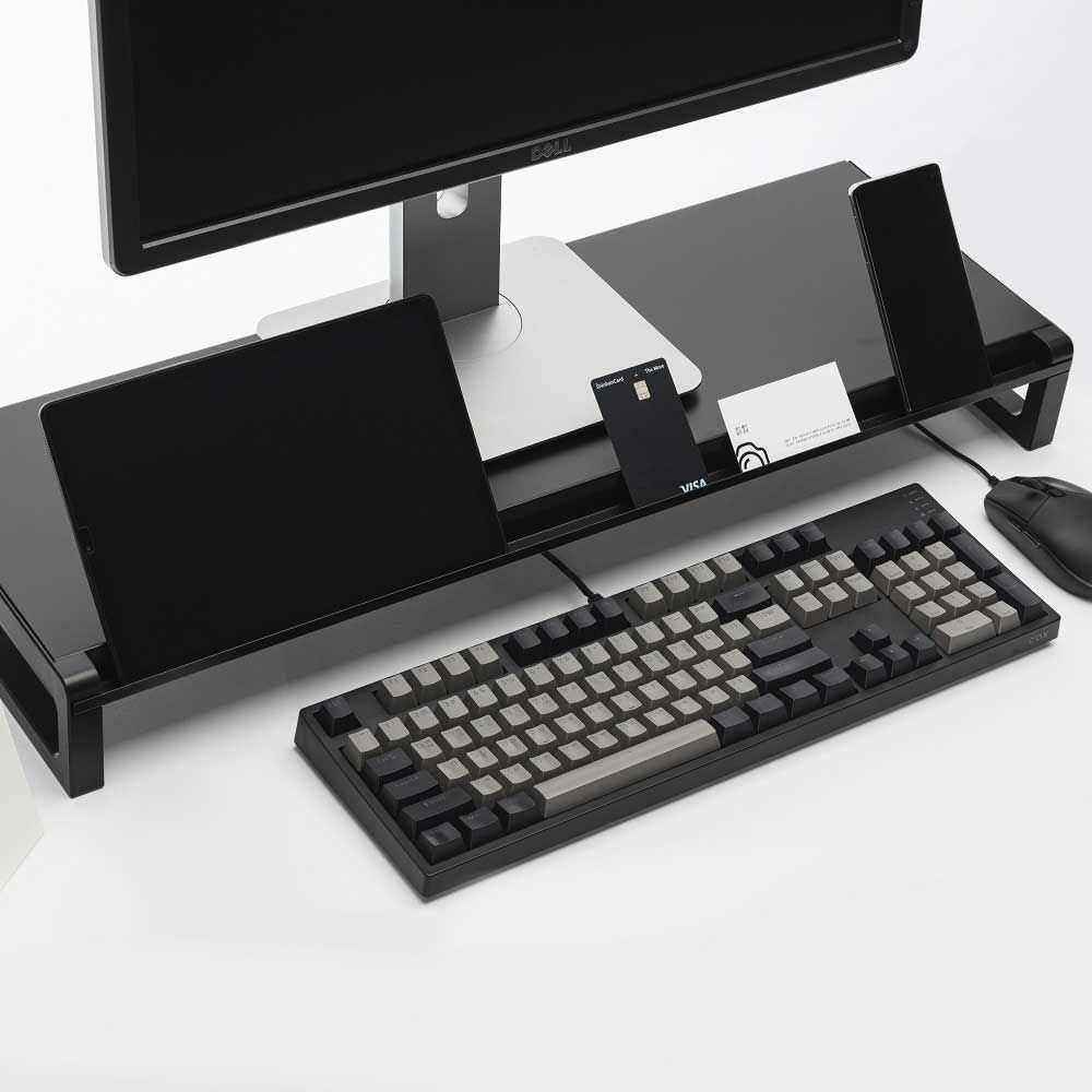 MS-01 모니터 스마트 받침대 와이드 스탠드 선반 듀얼 PC 컴퓨터 다이 높은