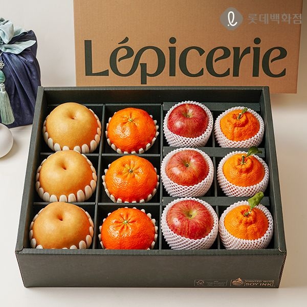 [자연맛남]레피세리 혼합1호 4.6kg(사과3+배3+한라봉3+레드향3) 과일 선물세트 : 롯데ON
