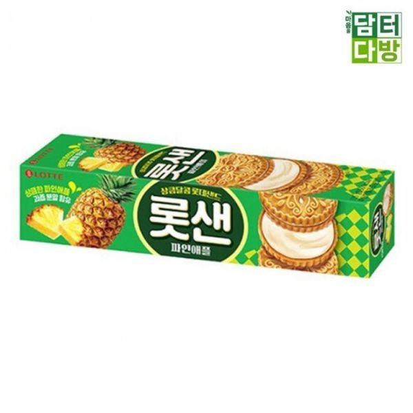 롯데제과 롯샌 파인애플 105g X 15개 (Araium)
