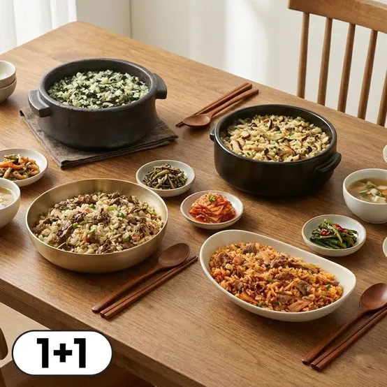 [딜크릿][26년 3월 18일까지] 자연별곡 볶음밥 8인분(4+4) 골라담기 1.8kg (곤드레 / 버섯듬뿍 / 차돌김치 / 소불고기) 