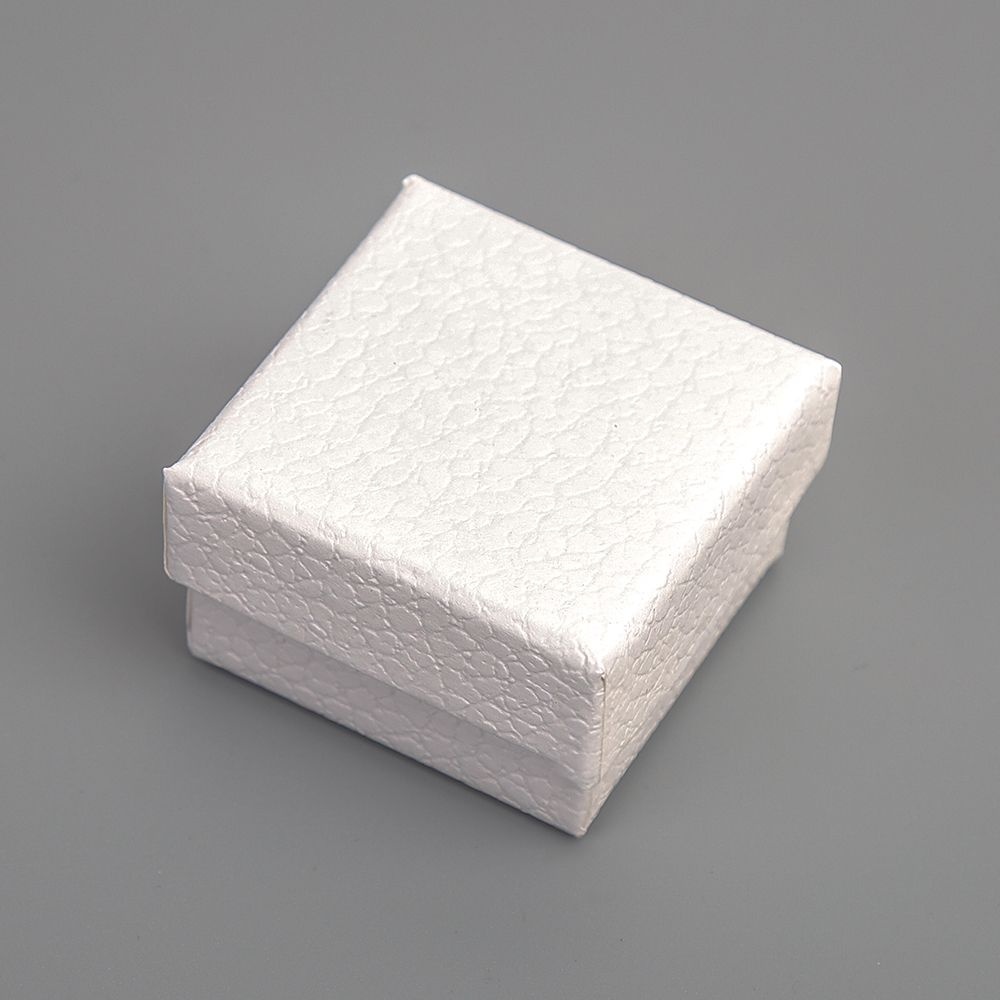주얼리 케이스 얼스퀘이크 화이트 5cmX5cm