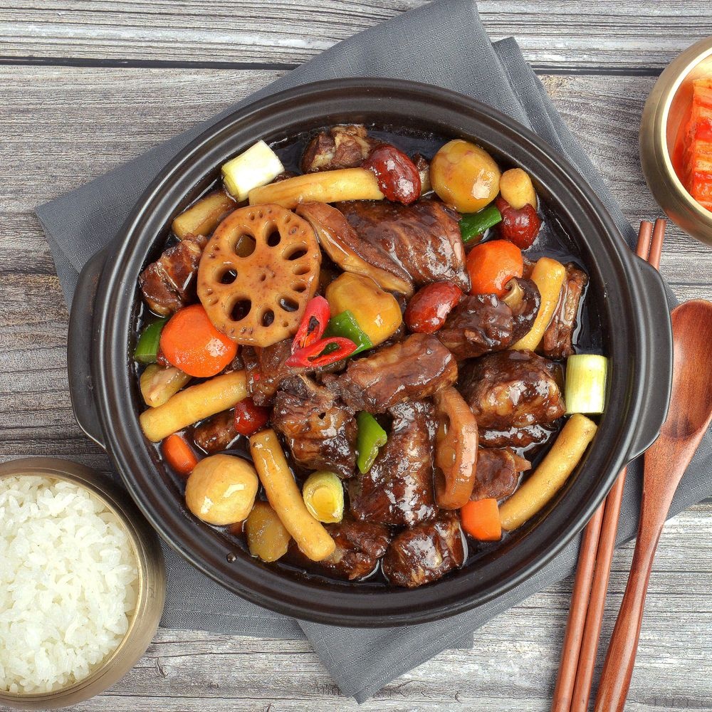 (주)고향식품 고향식품 쿡앤라이프 순살갈비찜 700g 뼈없는 소갈비찜 5팩