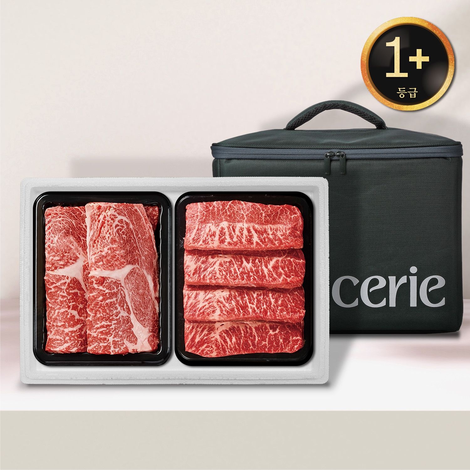 1+등급 한우 냉장 등심 부채살 800g