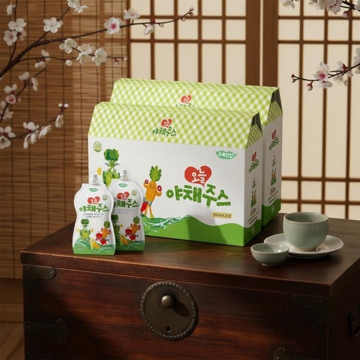 [초록한입] 오늘 야채주스 100ml x 21포 (2박스/총42포)