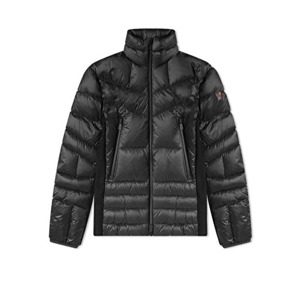 몽클레어 [몽클레어]15주년 캔모어 CANMORE 그레노블 로고 패치 패딩 자켓 블랙 41909 85 53071 999