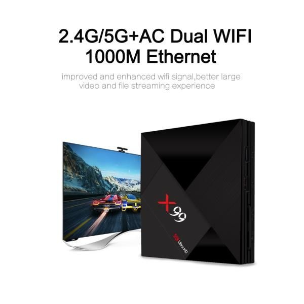 상품상세참조 스마트 TVbox X99 안드로이드 7.1 TV 박스 RK3399 6