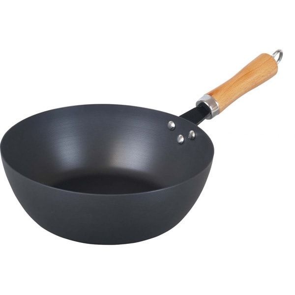 Wahei Freiz 나가라 IH 질화철 볶음 팬 24cm 질화 가공 녹슬기 어려움 오래 사용 가능 철 프라이팬 175183