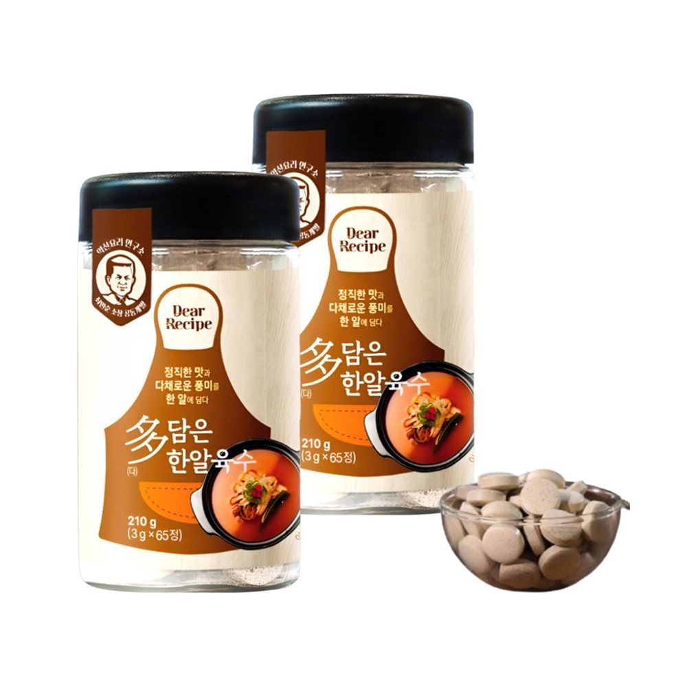 최만순 약선요리연구소 다담은 육수한알 국내산 자연재료 코인육수 조미료