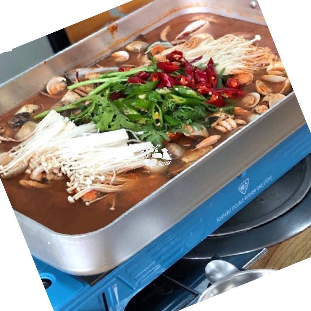 양은 대형 해물찜 해물전골 냄비 철판냄비 직화용기 인덕션전골냄비