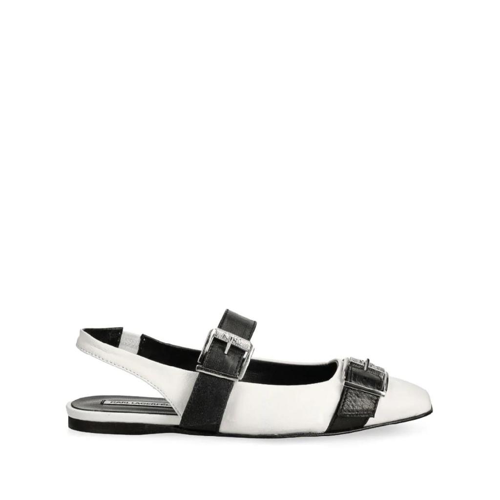 칼라거펠트 칼라거펠트 코니 더블 스트랩 발레리나 플랫 슈즈 KL40186 TP430743941