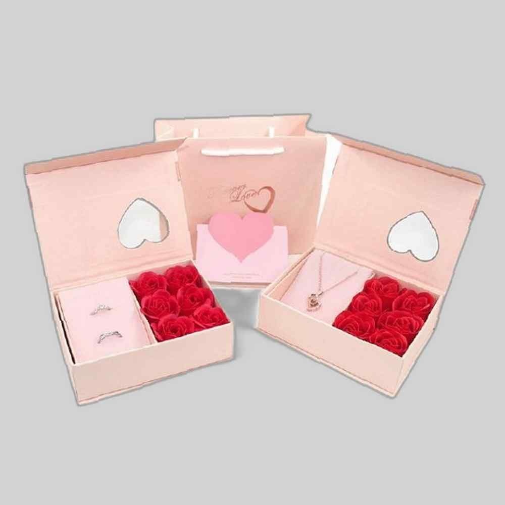 주얼리선물상자 이거찜 장미 비누꽃 부모님 용돈박스 주얼리선물박스 이벤트선물 어버이날 환갑 생신 칠순 용