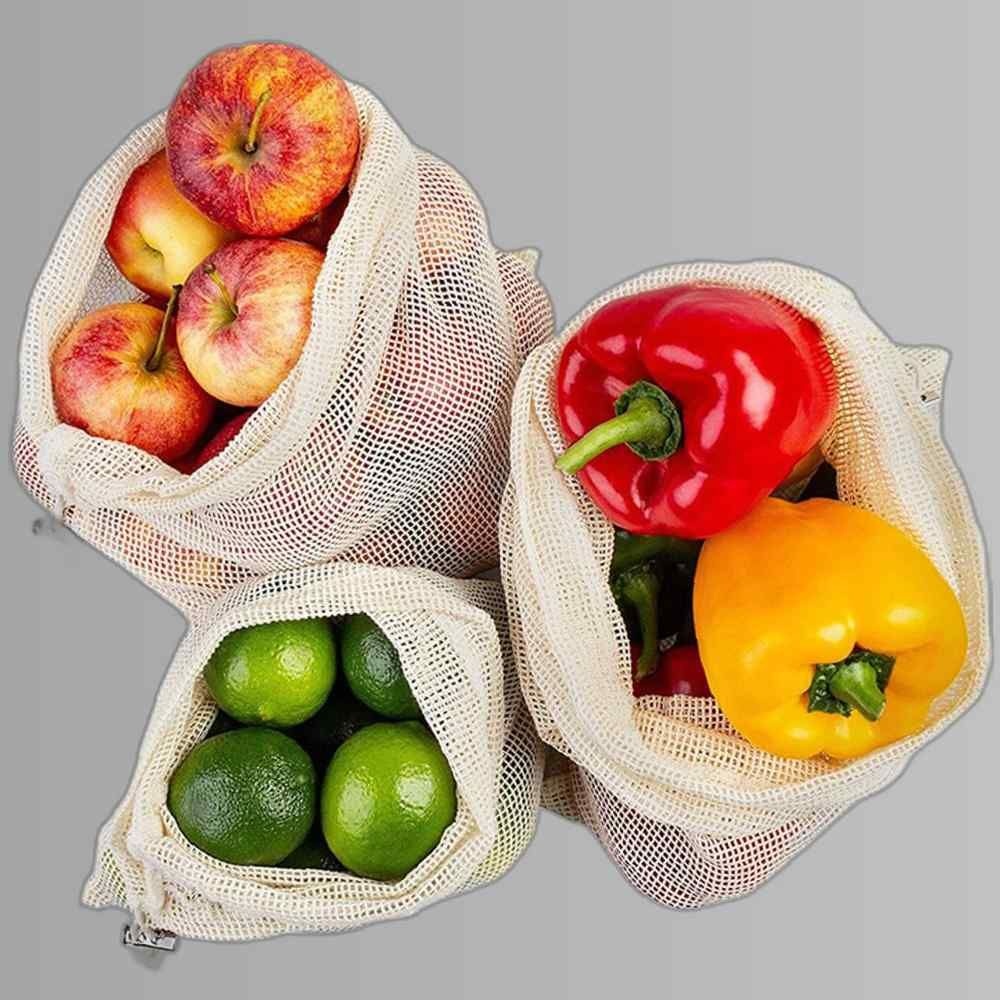 중국OEM 제로웨이스트 프로듀스백 장바구니 채소 주머니 대형 야채보관함 야채보관망 야채망 제로웨이스트백 튼튼한쇼