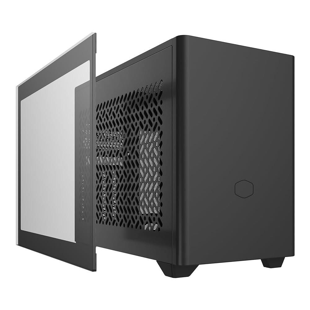 [해외] Cooler Master NR200P V2 Mini-ITX PC 케이스 지원, SFX 핏 PSU 바로 설치, 280mm AIO 지원, 357mm 수직 GPU 마운트, Nvidia RTX 5090 디자