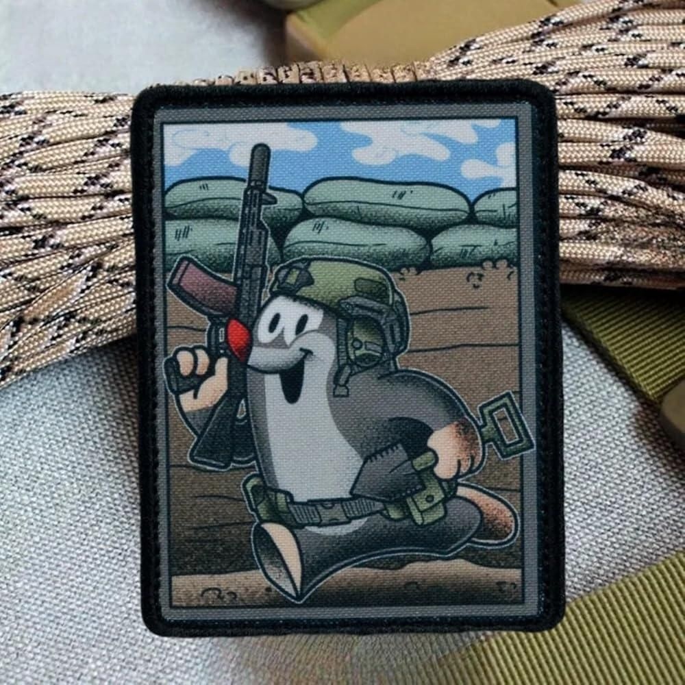 Viusneun [해외] Mole Operator 재미있는 모랄 패치 - 군용 장비, 배낭, 오퍼레이터 야구 모자, 플레이트 캐리어 및 조끼용 전술