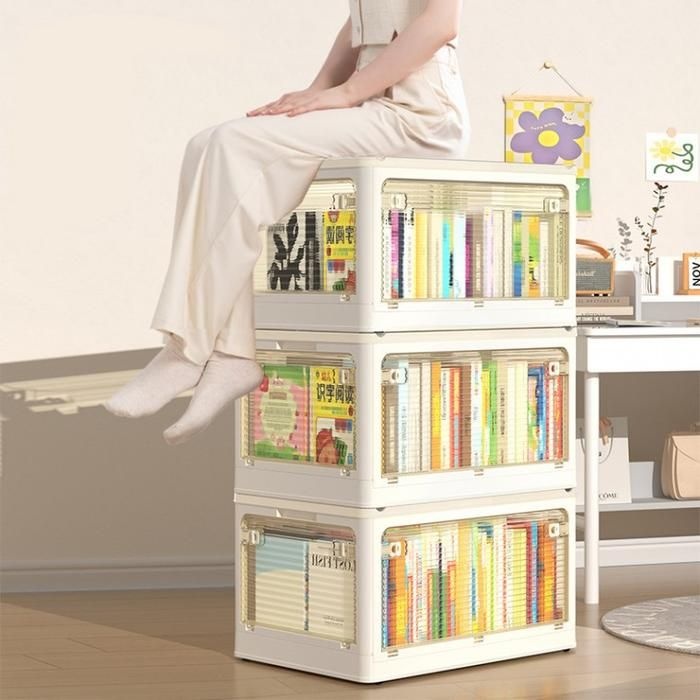 오픈형 접이식 루나 폴딩박스 리빙박스 5방향 대용량