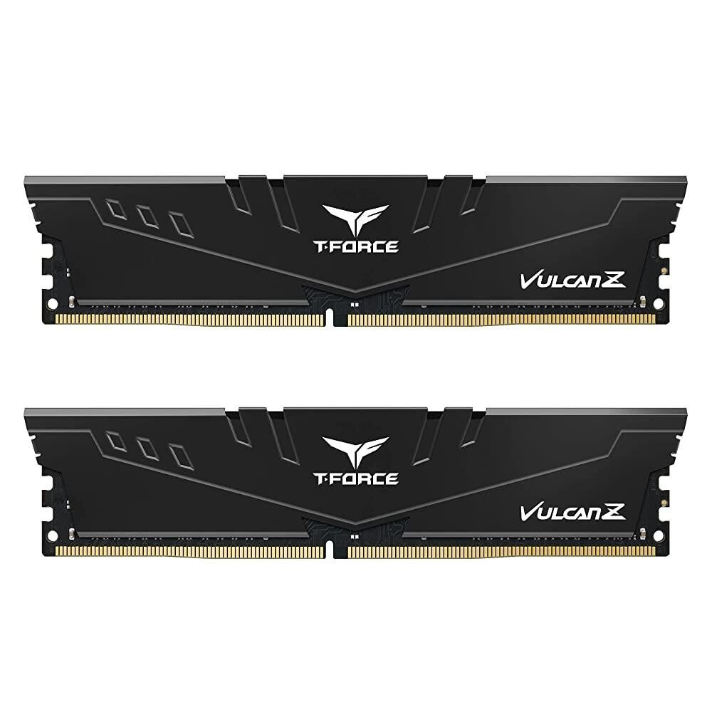 팀그룹 [해외] 0273608 팀GROUP T-Force Vulcan Z DDR4 32GB 키트 (2x16GB) 3600MHz (PC4-28800) CL18 데스크탑 메모리 모듈 램 TLZRD432G3600HC18JDC01 - 레드