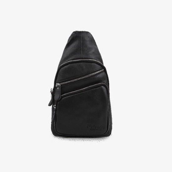 가죽 슬링 백 남성 사제 가방 가죽 슬링 사제