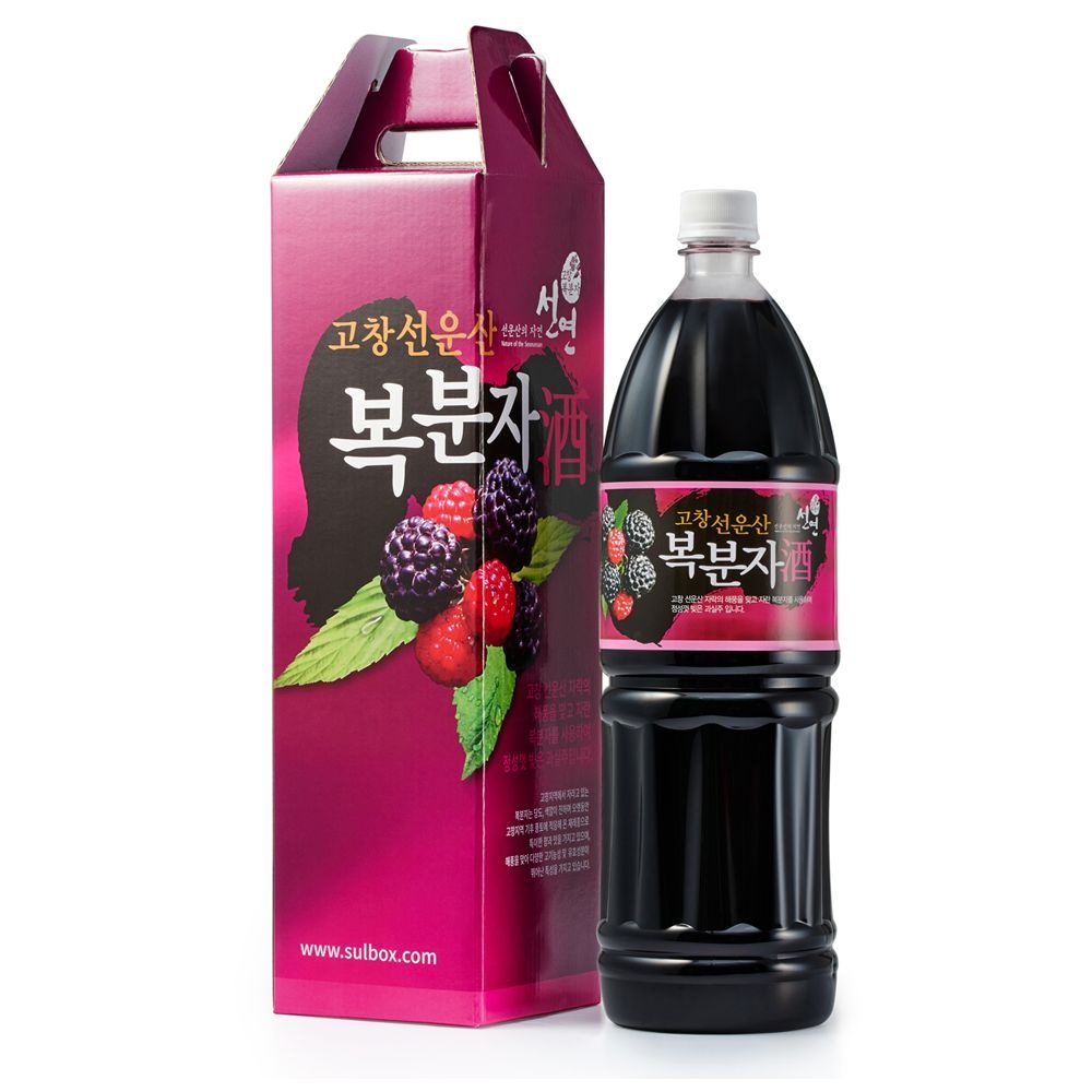 고창선운산 대용량 복분자주 1800ml