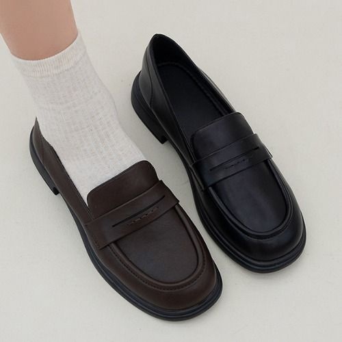 슈즈앤클럽 착화감좋은 캐주얼 데일리 로퍼 단화 경량 플랫슈즈 2.5cm