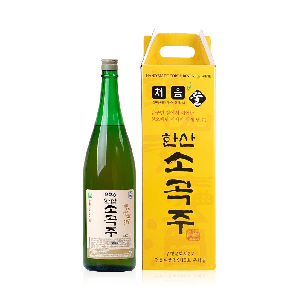 [오늘출발] 한산소곡주 대용량 한산소곡주 18도 1.8L 찹쌀 살균약주