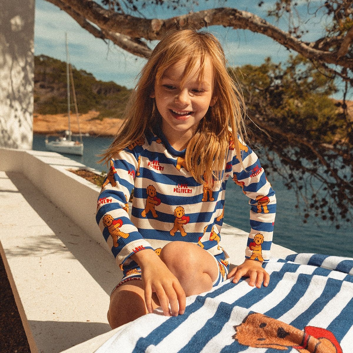 [롯데백화점] 오르시떼 아동 D059 비치루이배달원BL 래쉬가드 OR25MKCLD059 LE1220922438