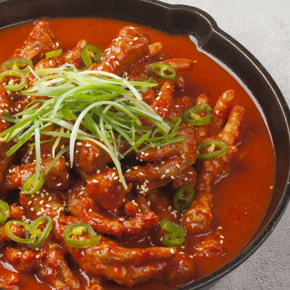 순수본가 노량진맛집 튀긴 마라닭발 매콤닭발 간장닭발 600g+600g