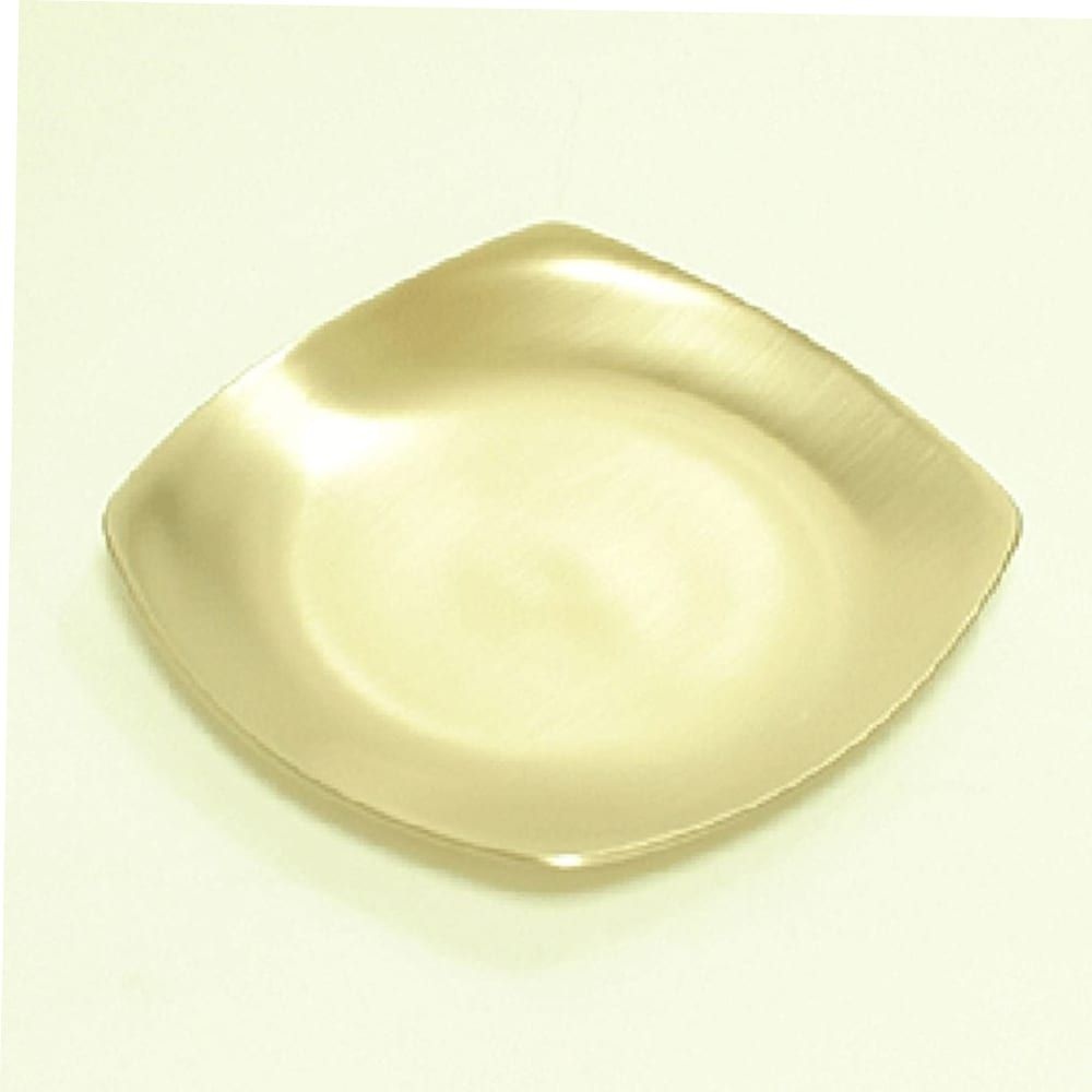 놋그릇세트 한국유기 둥근사각접시 중