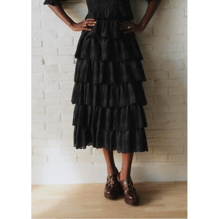 (세잔) [해외] 세잔 (세잔) 박타 스커트 SEZANE X SEA NY BRODERIE UNIE NOIRE 3617000756089