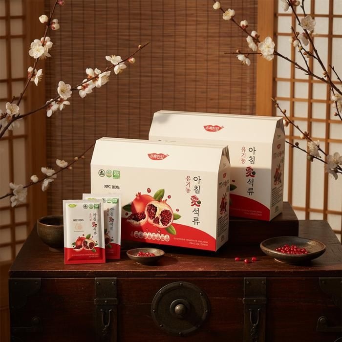 [초록한입] 유기농 아침애석류 75ml x 21포 (2박스/총42포)