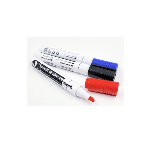 잘안마르는 수성 매직 마크펜 진한 보드마카 3색 세트 잘지워지는 두꺼운 굵은 마카 화이트보드 펜 칠판펜