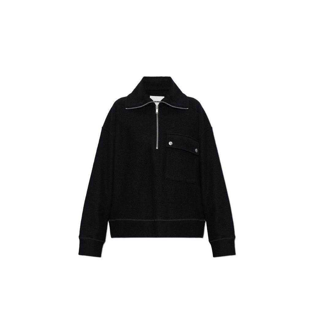 질샌더 Jil Sander 하프 지퍼 스웨트셔츠 J40GU0124J41423 001 TP949534949
