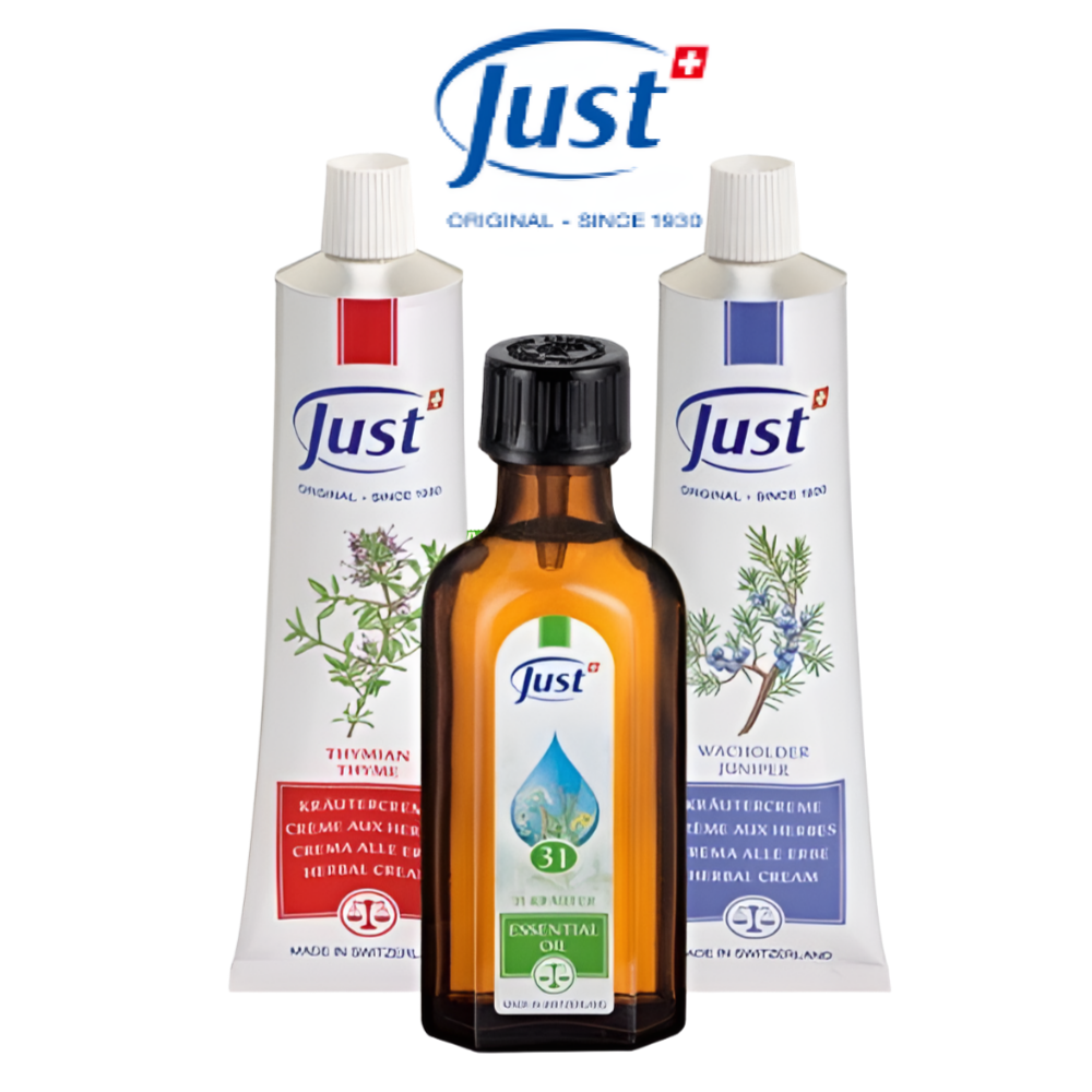 유스트 스위스 유스트 백노삼 백리향 노간주 크림 31허브오일 세트