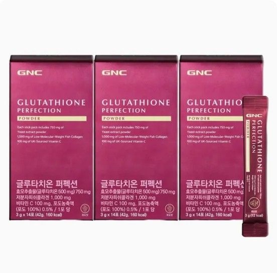 [롯데백화점] GNC [GNC]글루타치온 퍼펙션 3개(14포*3박스 / 저분자피쉬콜라겐 함유)