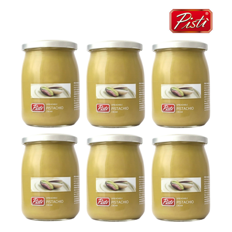 [해외] 피스티 피스타치오 스프레드대용량  두쫀쿠 재료 600g, 6개