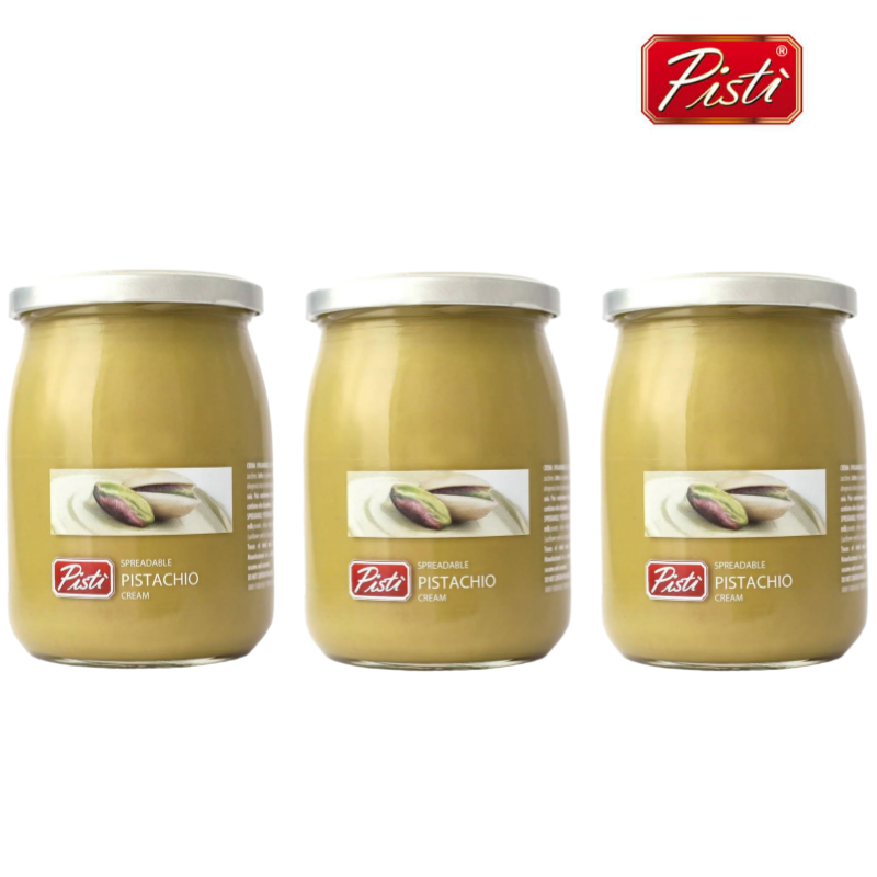 [해외] 피스티 피스타치오 스프레드대용량  두쫀쿠 재료 600g, 3개
