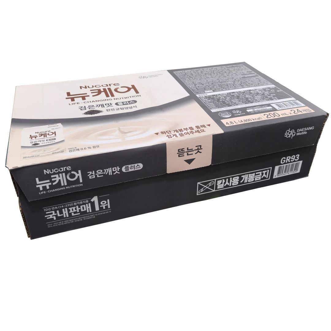 뉴케어 검은깨맛 플러스 완전균형영양식 200ml X 24개입