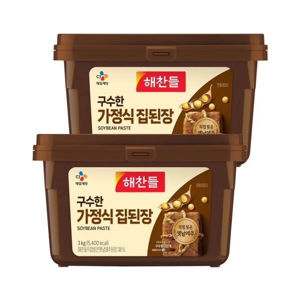 CJ제일제당 [CJ제일제당] 해찬들 구수한 가정식 집된장 3kg x2개