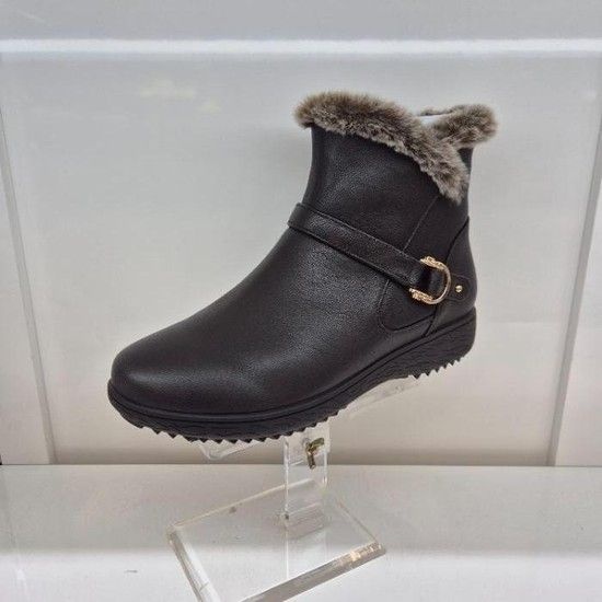 HC11 양가죽 여성 앵클부츠 N6T7U5P4C85