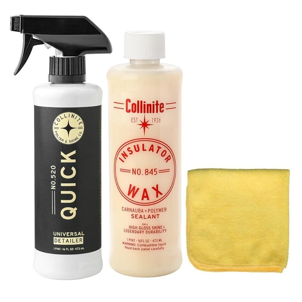 [해외] Collinite 520 퀵 디테일러 및 845 단열 왁스 및 타월 콤보