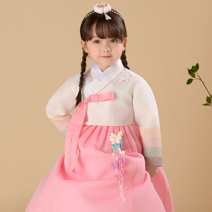 퍼스트APP더블데이[예가한복] WN7004 연아나래 여아한복/아동한복 (8호)