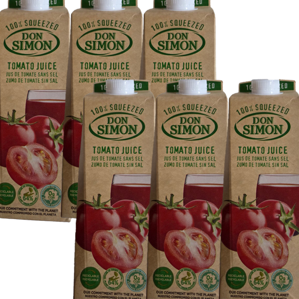 CITRICOS DEL ANDARAX 돈시몬 100% NFC 착즙 토마토주스 3팩+3팩